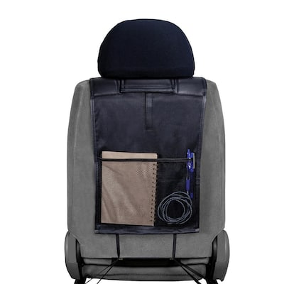 Jeep 26 in. x 22 in. x 0.5 in. Heavy-Duty Sideless 3-Piece Design Seat Cover with Cargo Pocket
