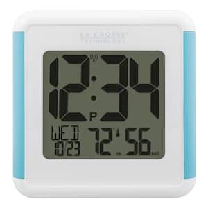 Splash-proof Shower Cube Clock with Outdoor Temperature & Humidity