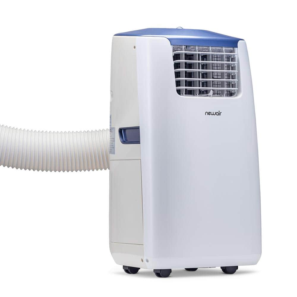 Newair 14,000 BTU White and Blue Gray Portable Air Conditioner and Heater