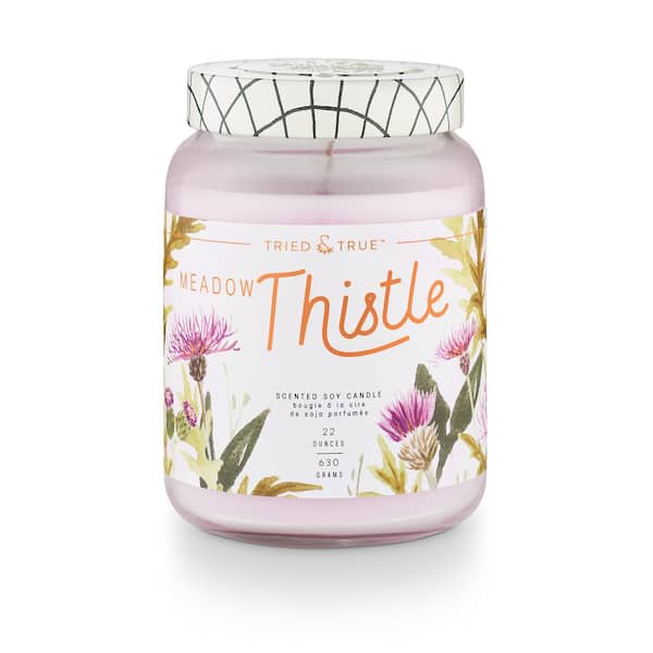 22.2 fl. oz. Meadow Thistle XLarge Jar Scented Candle 1-Pack