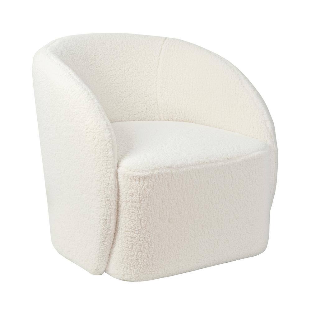 Warehouse of Tiffany Liorin 31.5 in. Indoor White Finish Accent Chair ...