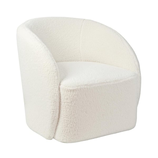 Warehouse of Tiffany Liorin 31.5 in. Indoor White Finish Accent Chair