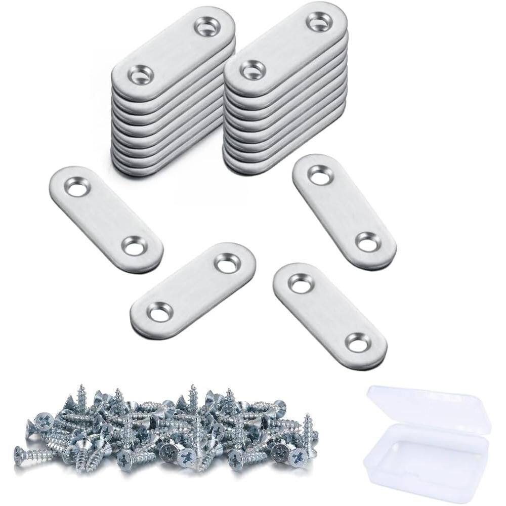 1. 81x0. 63 1.8-Guage Stainless Steel Flat Straight Bracket Nail Plate 20-Pack price history on PriceWatchPro