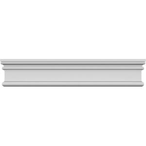 Ekena Millwork 7/8 in. x 55 in. x 3-1/2 in. Polyurethane Bedford Crosshead  Moulding CRH03X55BE - The Home Depot