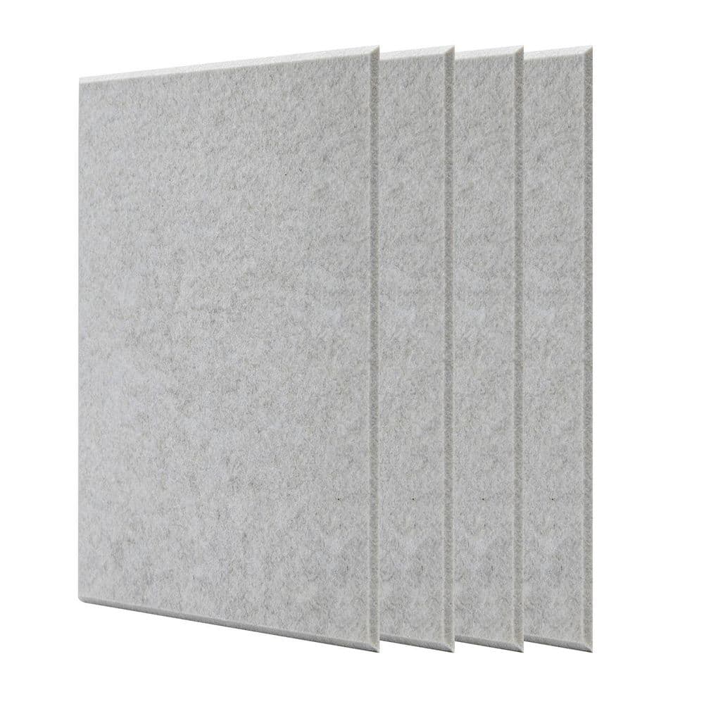 48 in. x 24 in. x 0.36 in. Fabric Sound Absorbing Noise Dampening Acoustic Panel Wall Treatment, Gray, 12-Pack price history on PriceWatchPro