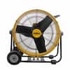 24 in. Heavy-Duty Drum Fan with Extra Long 12 ft. Power Cord and Stepless Speed Control