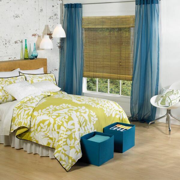 Unbranded Willow Imperial Matchstick Natural Rollup Bamboo Shade, 72 in. Length (Price Varies by Size)