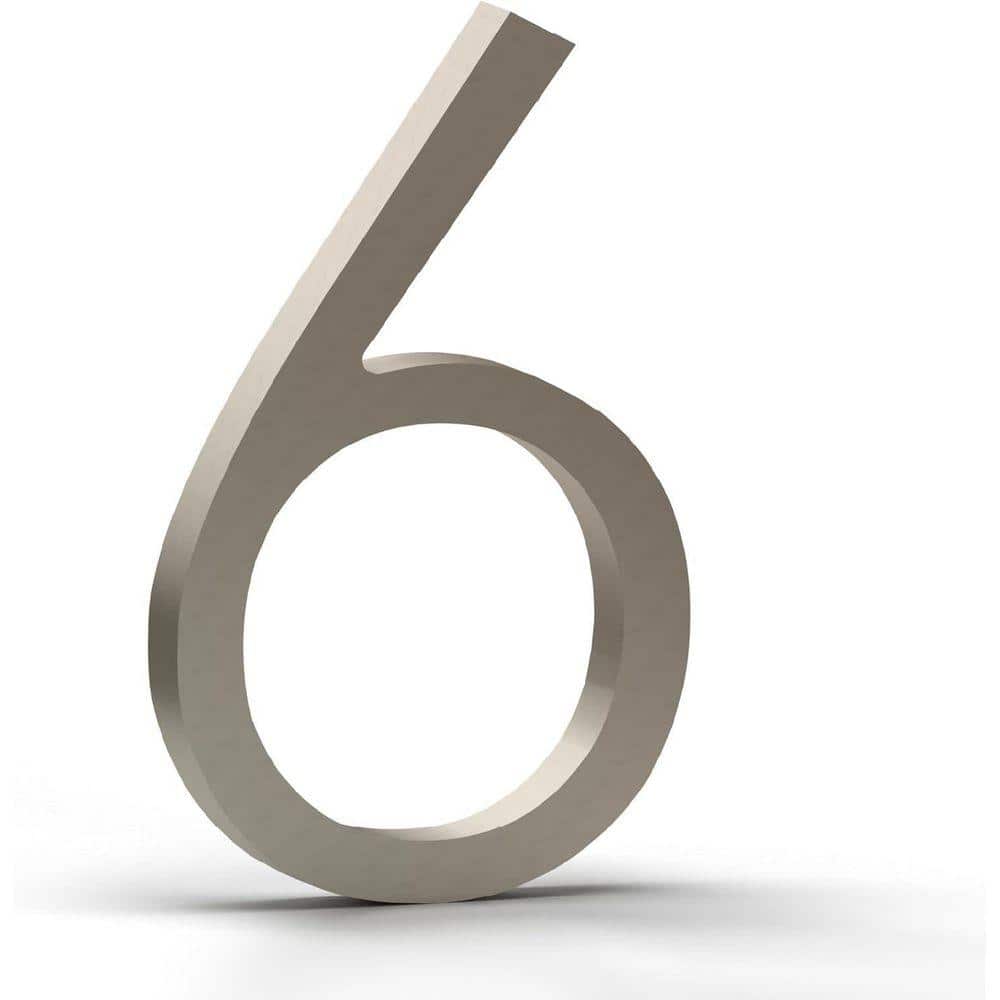 MEGA HANDLES House Numbers for Outside - 5 in. Easy to Install Wall ...