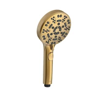 Octette 8-Spray Wall Mount Handheld Shower Head 1.75 GPM in Brushed Bronze