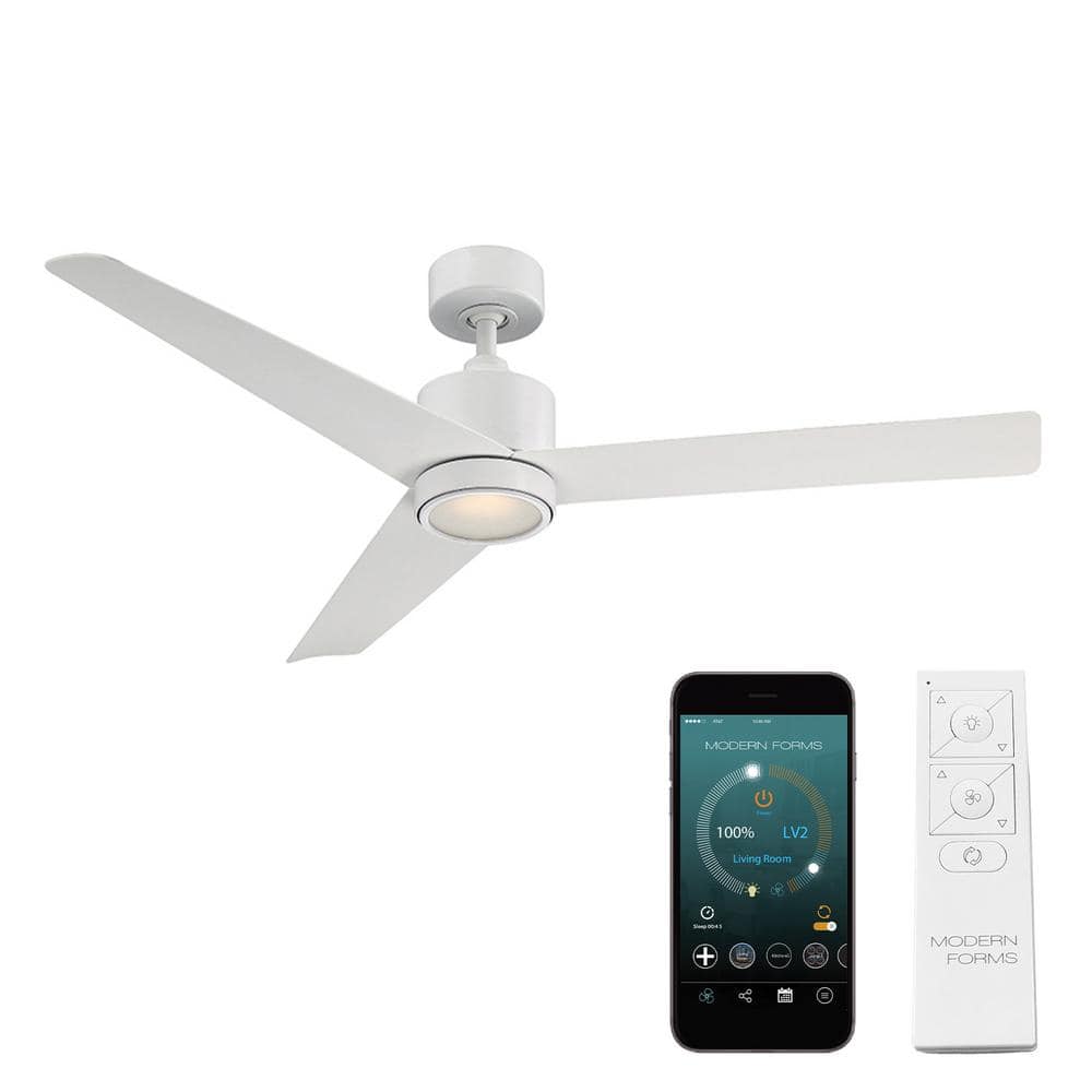 Modern Forms Lotus 54 in. Smart Indoor/Outdoor Matte White 3