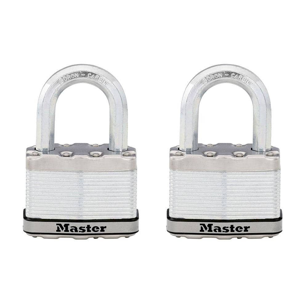 Master Lock Heavy Duty Outdoor Padlock with Key, 2-1/2 in. Wide