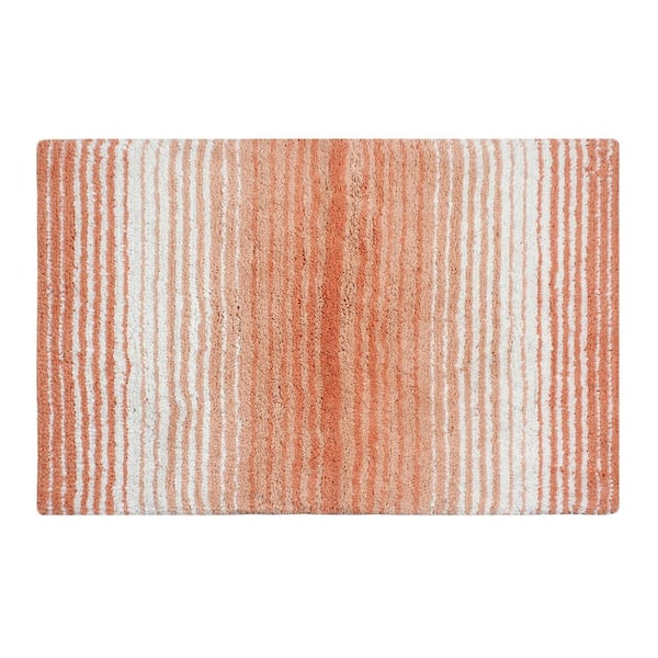 100% Cotton Gradiation Collection Machine Washable 24x40, Coral
