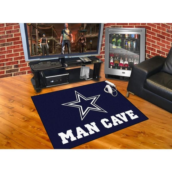 FANMATS Dallas Cowboys 3 ft. x 6 ft. Football Field Rug Runner Rug 7349 -  The Home Depot