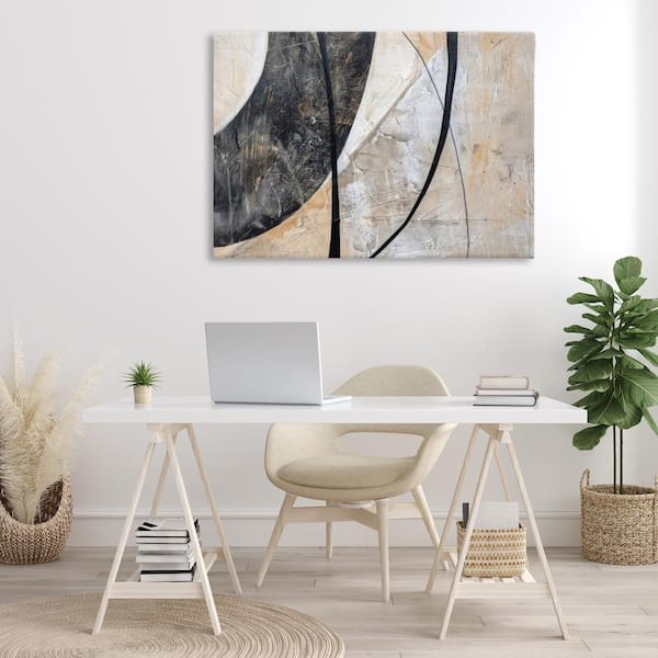 Arched Urban Abstract by LSR Creative Studio Unframed Abstract Graphic Art Print 30 in. x 45 in.