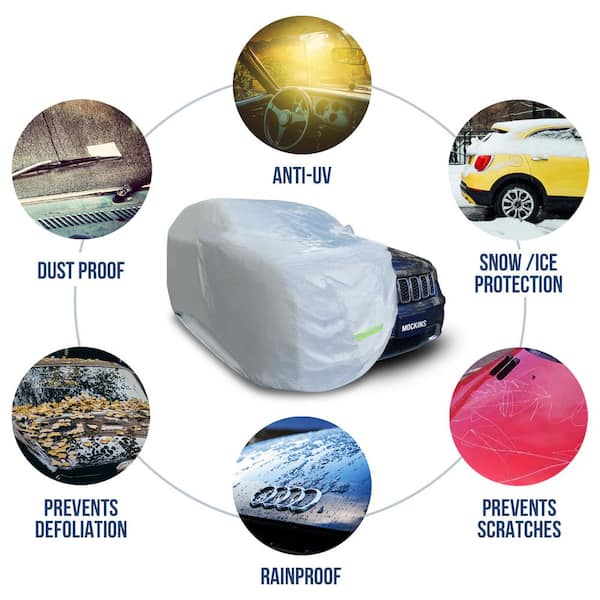 Buildreamen2 Car Cover Anti-UV Sun Shield Rain Snow Protector