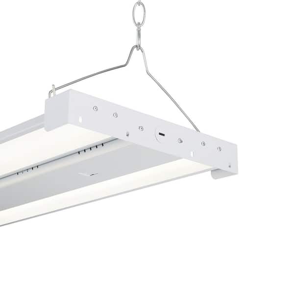 EnviroLite 2 ft. 320-Watt Equivalent Integrated LED White Backlit High Bay Hanging Light with 19900 Lumens 5000K