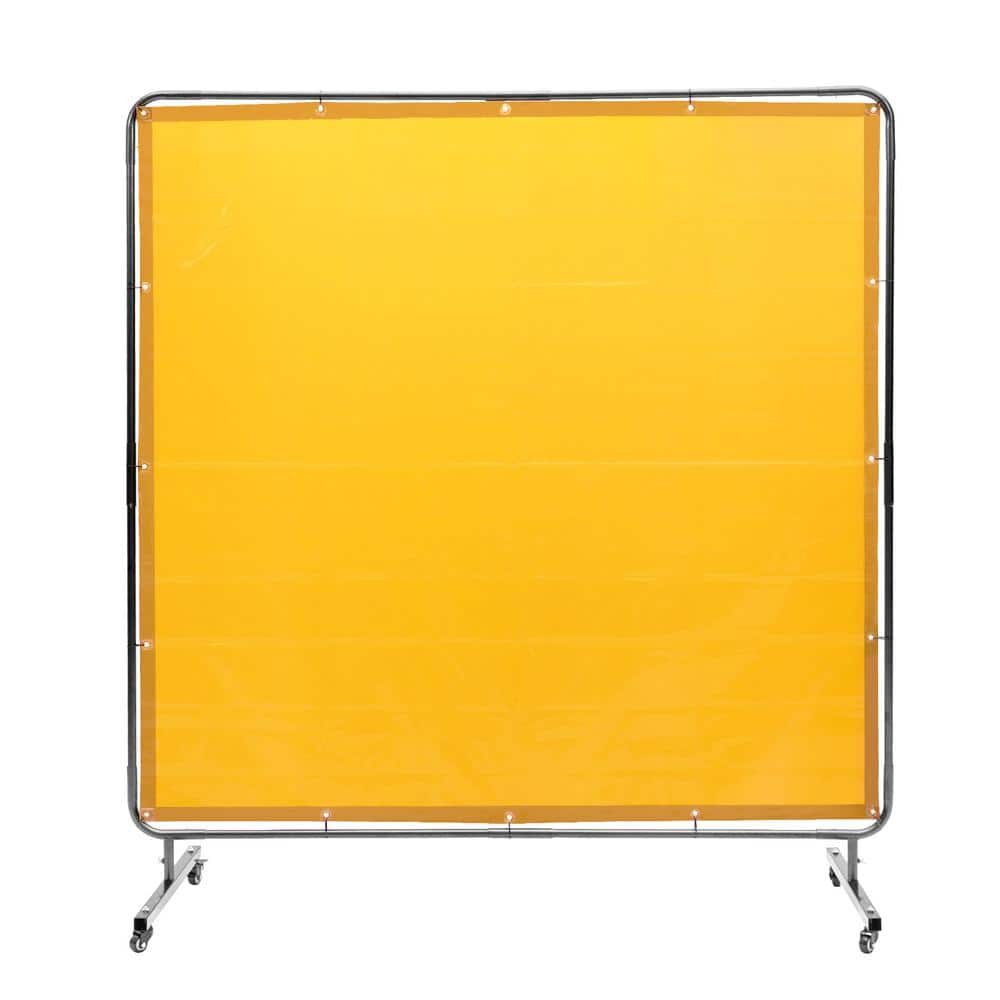 Welding Screen with Frame, 6 ft. x 6 ft. Welding Curtain Screen, Flame-Resistant Vinyl Welding Protection Screen price history on PriceWatchPro
