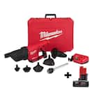 M12 12V Lithium-Ion Cordless Drain Cleaning Airsnake Air Gun Kit with 6.0 Ah Battery