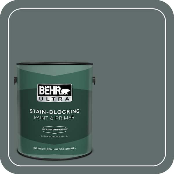 BEHR ULTRA 1 gal. #PPU12-19 Mountain Pine Extra Durable Semi-Gloss Enamel Interior Paint & Primer