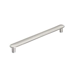 Concentric 6-5/16 in. (160mm) Modern Satin Nickel Bar Cabinet Pull