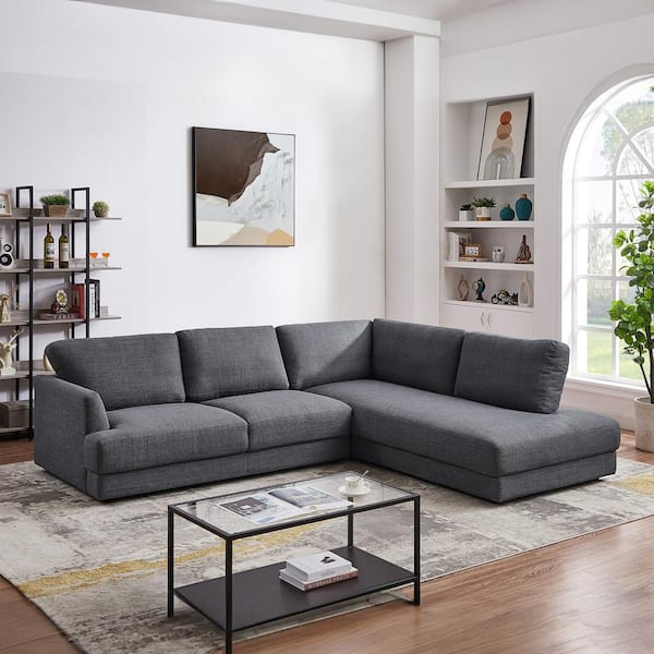 gymterior Shape Sofa 八角形 グレー Ashcroft Furniture Co Glenville 108 in. Square Arm 2-piece High