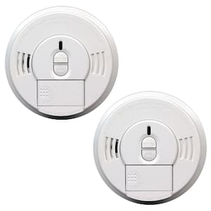 Firex Hardwired Smoke Detector with Adapters, 9-Volt Battery Backup, and Front Load Battery Door (2-Pack)
