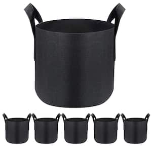 10 Gal. Black Fabric Planting Containers and Pots Planter with Handles
