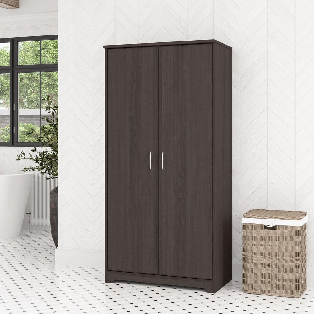 Cabot Heather Gray 60.94 in. Accent Storage Cabinet with Doors price history on PriceWatchPro