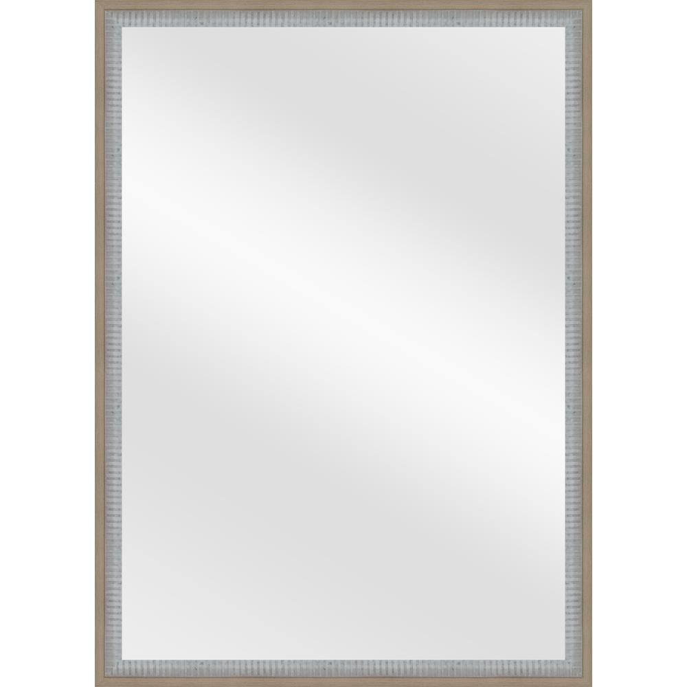 21 in. W x 27 in. H Brown Vanity Mirror