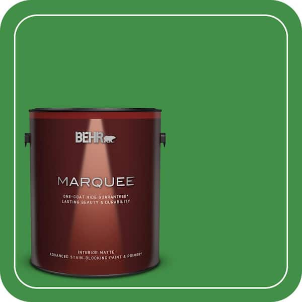 BEHR MARQUEE 1 gal. #P390-7 Park Picnic Matte Interior Paint & Primer
