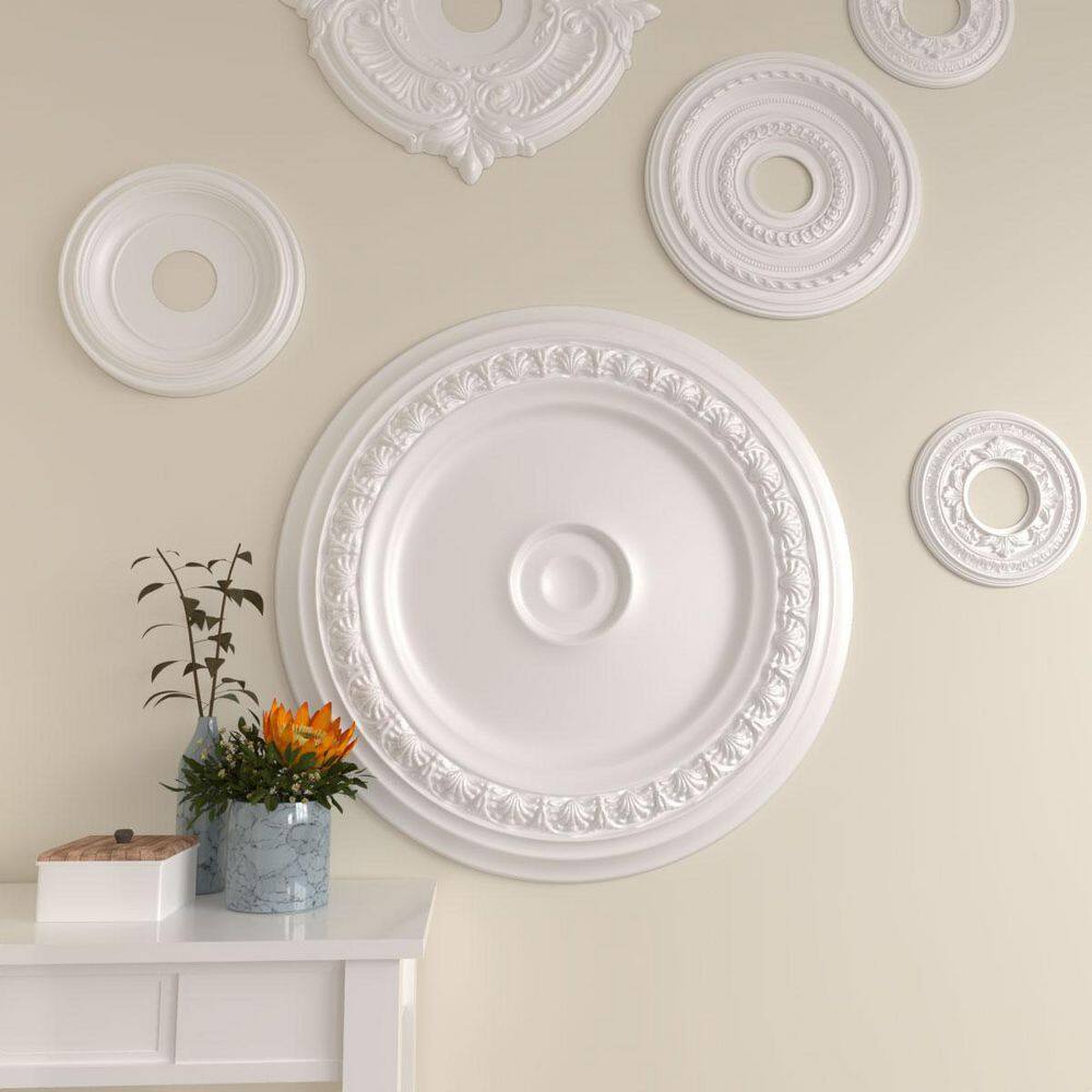 31-Inch Primed White Urethane Ceiling Medallion