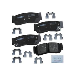 with Installation Hardware Front Bendix Premium Copper Free CFC1653 Premium Copper Free Ceramic Brake Pad 