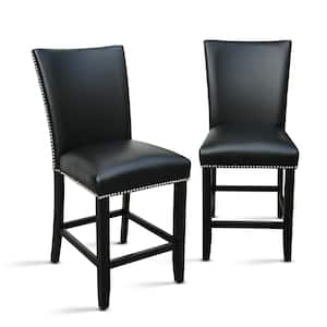 Camila Black Counter Chair (Set of 2)
