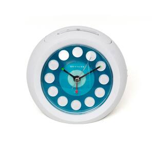 33862-White Vintage Modern Ball Alarm