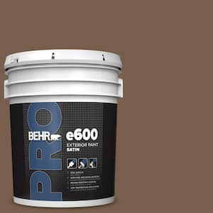 5 gal. #250F-7 Melted Chocolate Satin Exterior Paint