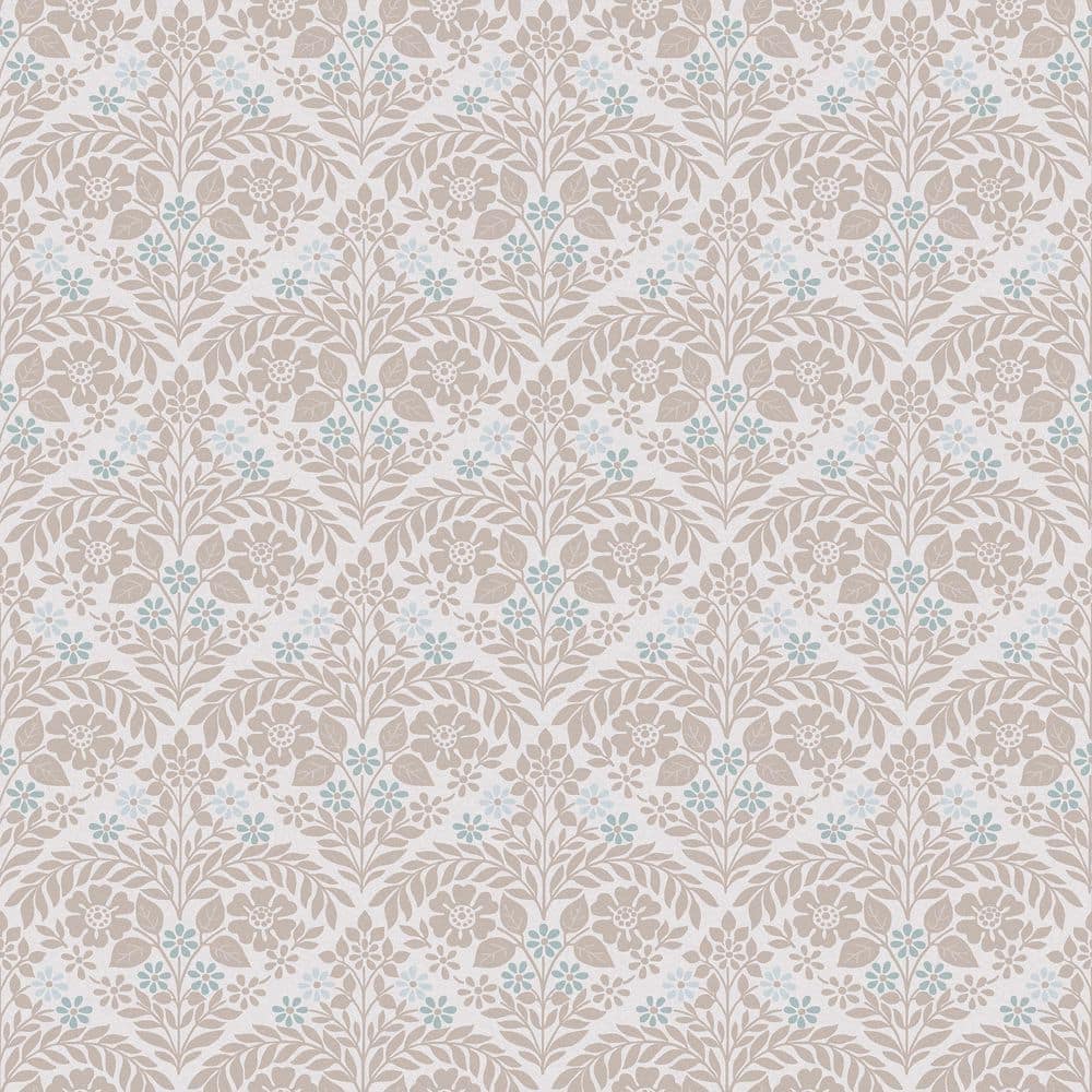 Laura Ashley Margam Dove Grey Matte Non Woven Removable Paste the Wall