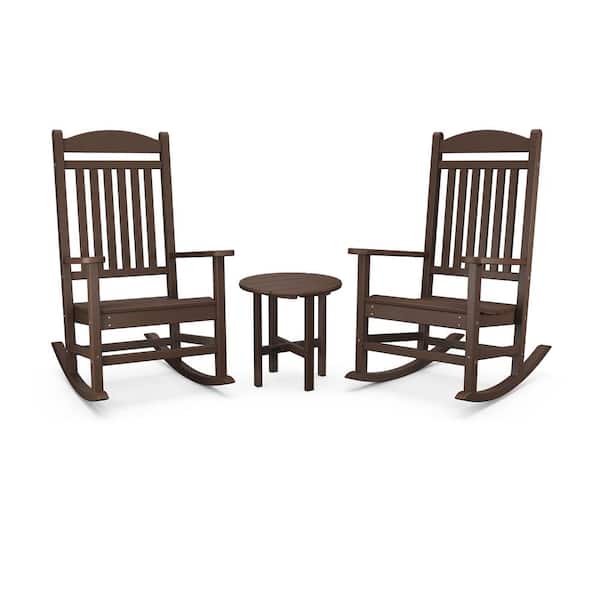 Plastic Outdoor Rocking Chair Set, Polywood Rocking Chair Review