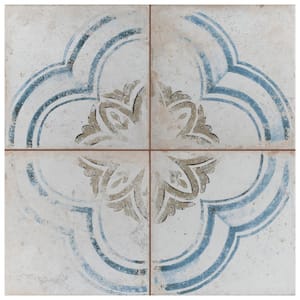 Kings Root Blossom 17-5/8 in. x 17-5/8 in. Ceramic Floor and Wall Tile (10.95 sq. ft./Case)