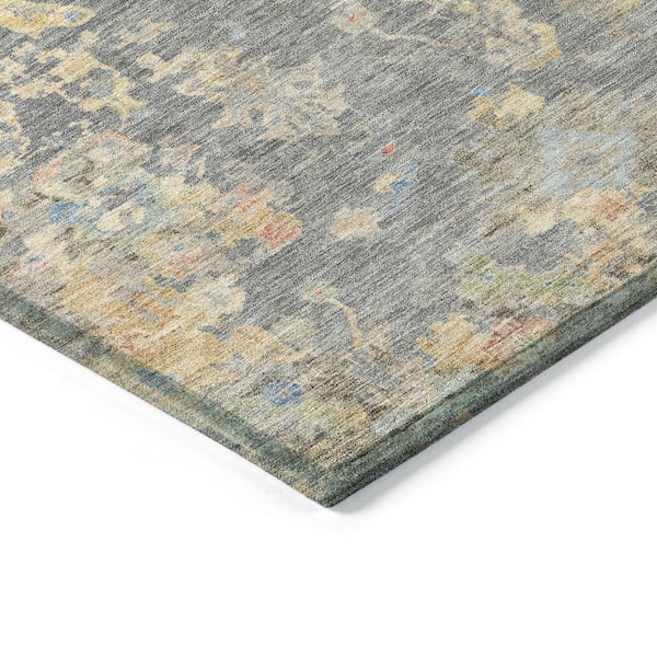 Chantille Machine Washable Indoor/Outdoor Abstract ACN2302 Gray 5 ft. x 7 ft. 6 in. Area Rug