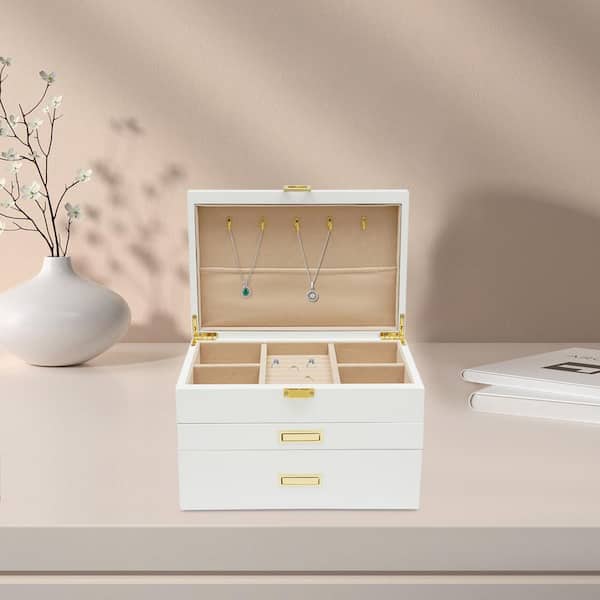 6 Floor Wood Wooden Jewelry Organizer Display Casket For Earrings, Rings,  And Gifts Organize And Showcase Your Collection With Ease 230606 From  Pong03, $112.44 | DHgate.Com