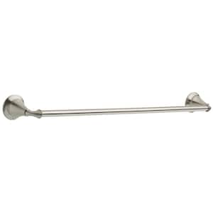 Linden 24 in. Wall Mount Towel Bar Bath Hardware Accessory in Stainless Steel