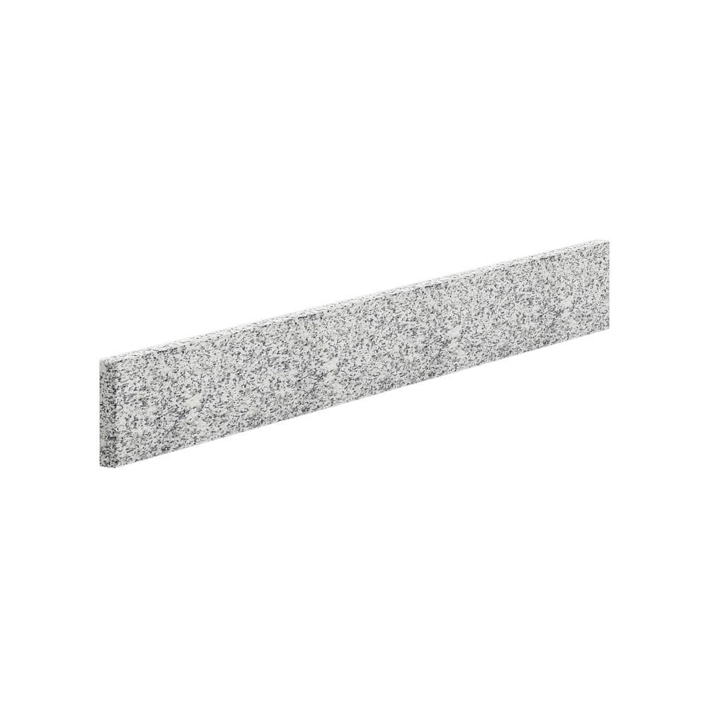 Hamilton 29.8 in. Granite Backsplash in Gray