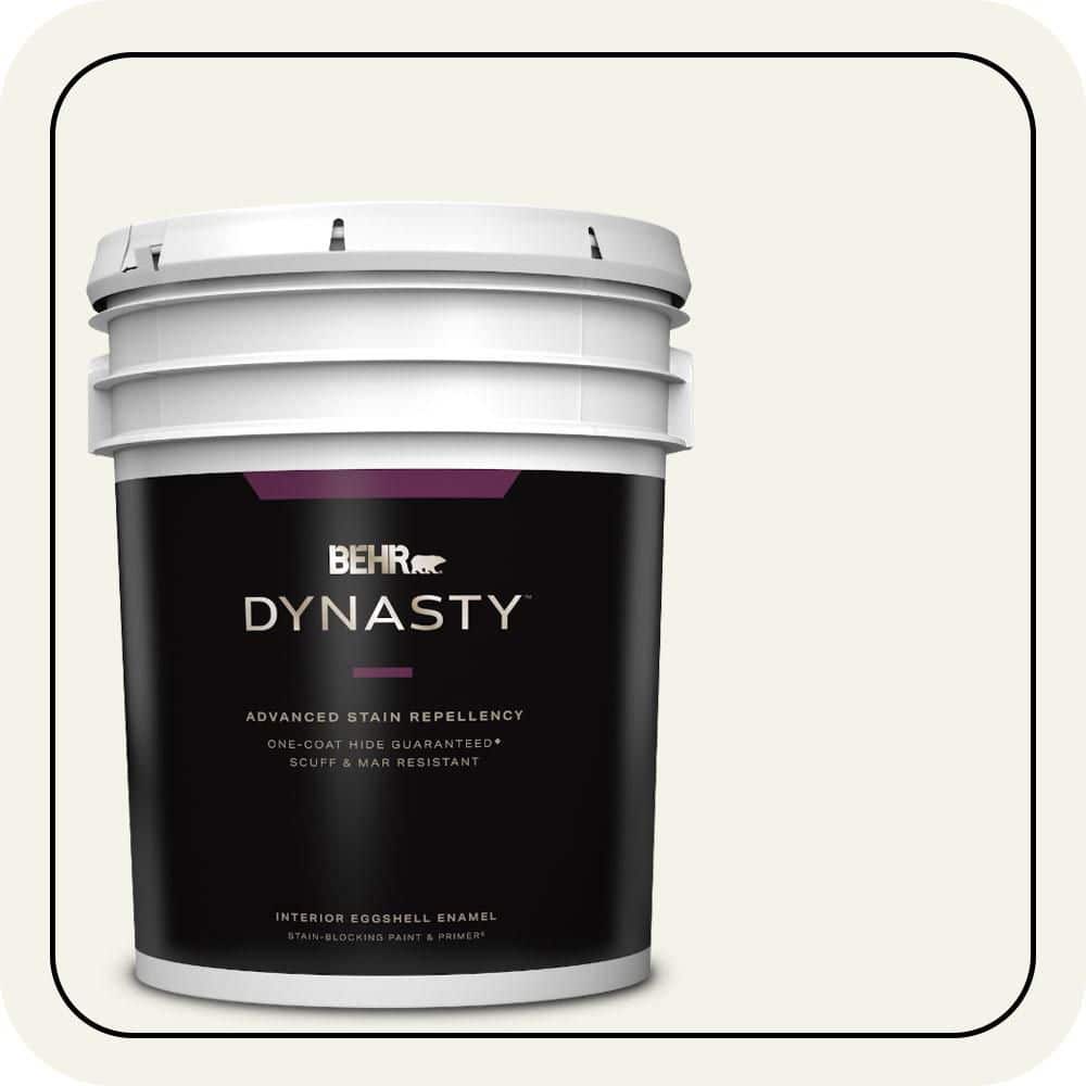 5 gal. #BWC-11 Fresh Popcorn Eggshell Enamel Interior Stain-Blocking Paint & Primer product image for price tracking