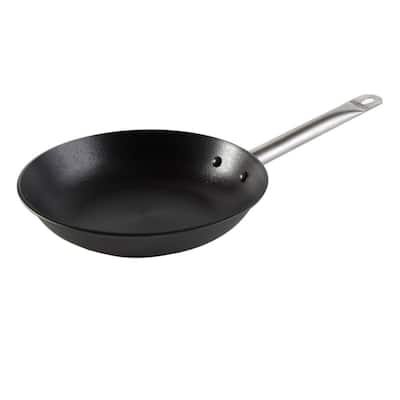 9 .5 in. Light Weight Cast Iron Frying Pan in Dark Grey