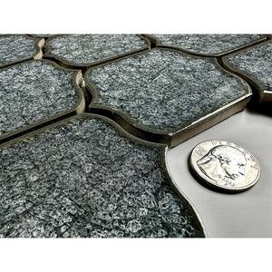 Monet Lapis Blue Green Classical Arabesque Mosaic 12 in. x 12 in. Glazed Porcelain Wall Tile (11 sq. ft/Case.)