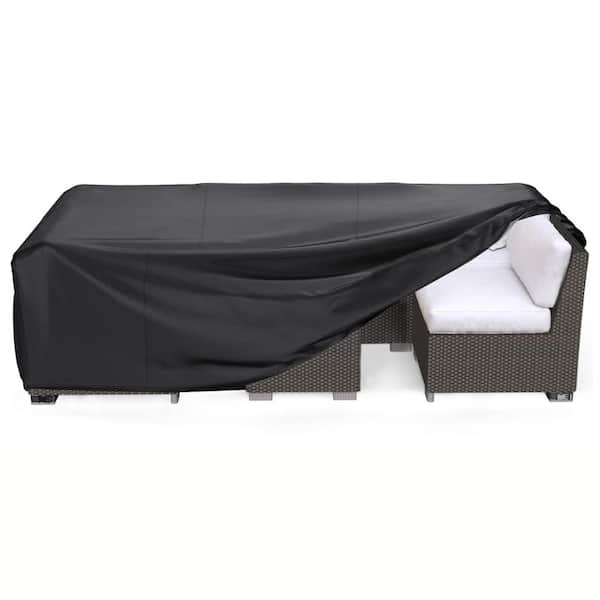 98"L x 78"W x 30"H - Waterproof Heavy Duty Patio Furniture Covers - Outdoor L-Shaped Couch Table Furniture Protector
