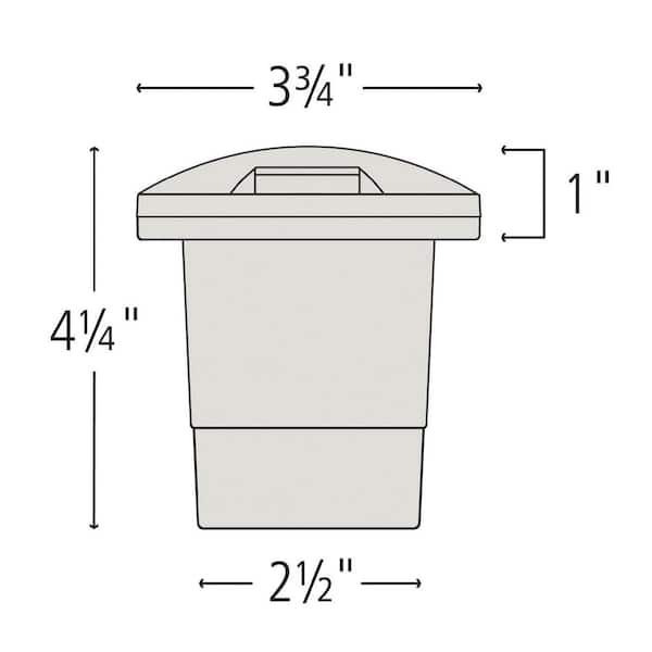HINKLEY - Hinkley Landscape Lighting Hardy Island LED Directional Well Light, Matte Bronze