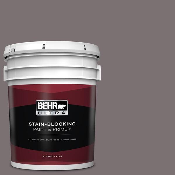 BEHR ULTRA 5 gal. Home Decorators Collection #HDC-AC-27 Heather Sachet Flat Exterior Paint & Primer