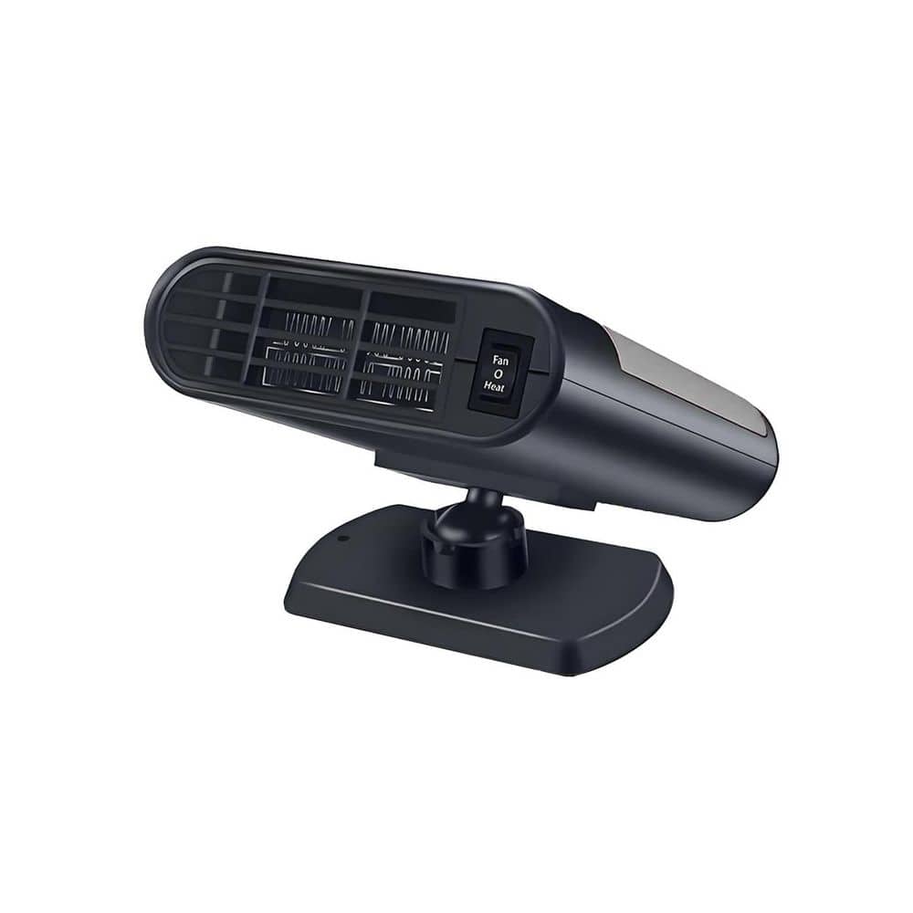 150W Grey Portable 12V PTC Ceramic Heater with 360° Rotatable Base for Fast Heating and Cooling in Vehicles price history on PriceWatchPro