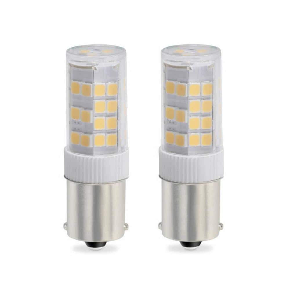 35 - Watt Equivalent Soft White Light T4 (BA15S) Single Contact Bayonet, Di
